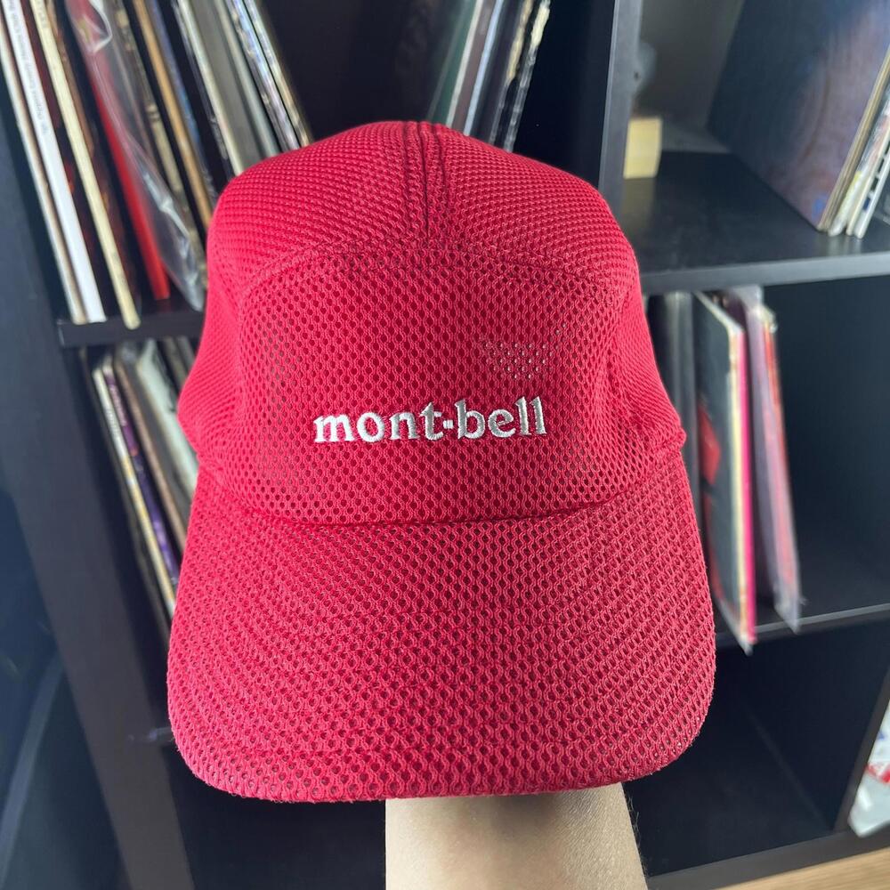Vintage Montbell Panel Strapback Hat Japan